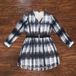 JACK by BB DAKOTA Black, Blue & White mini dress